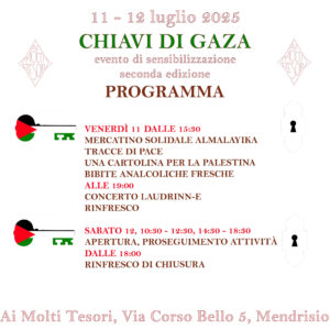 CHIAVI DI GAZA seconda edizione