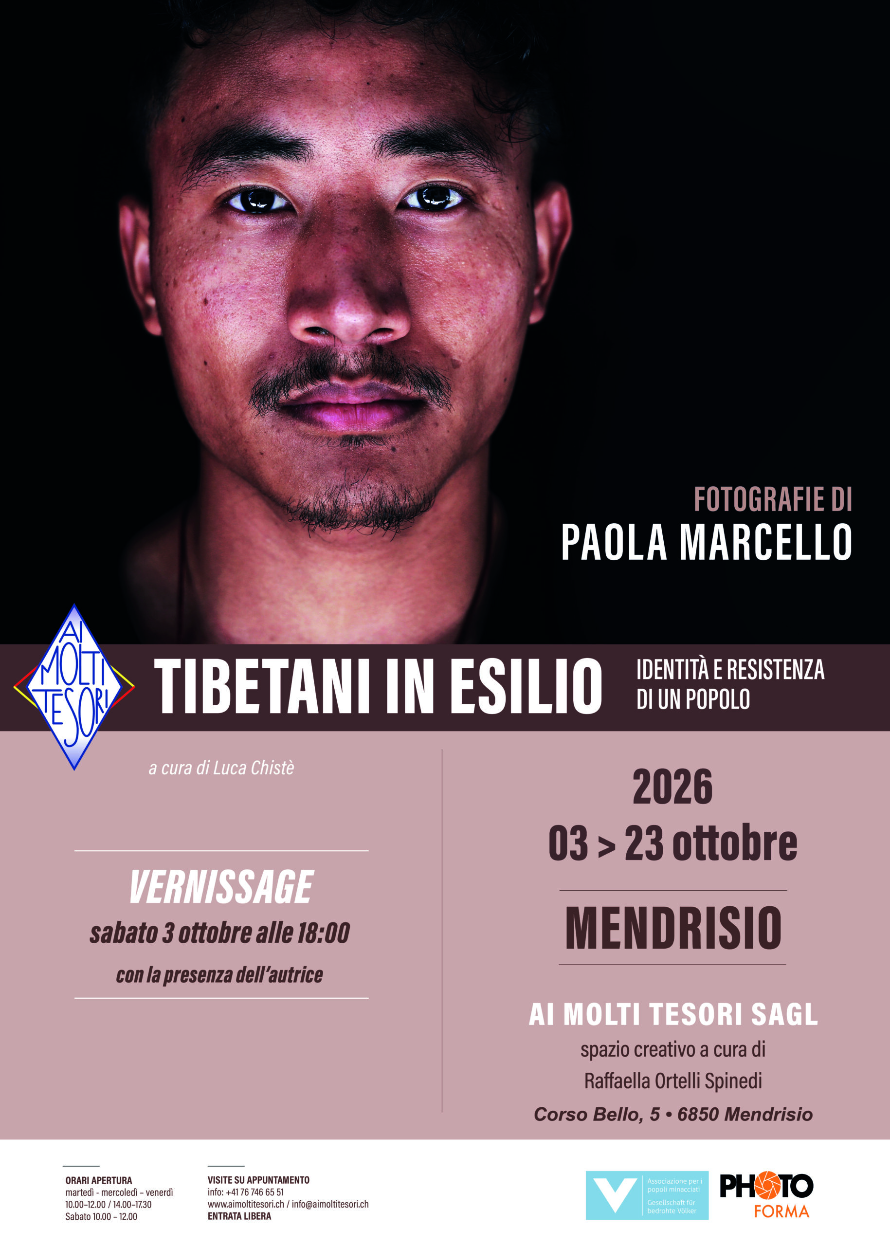 Tibetani in esilio fotografia di Paola Marcello